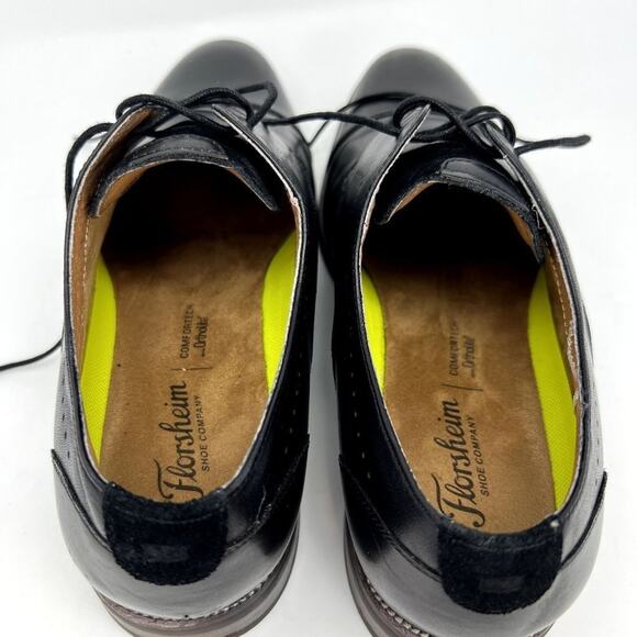 Florsheim Comfortech Black Oxford Derby shoes Men 11M FlexSole Ortholite Leather main image 10
